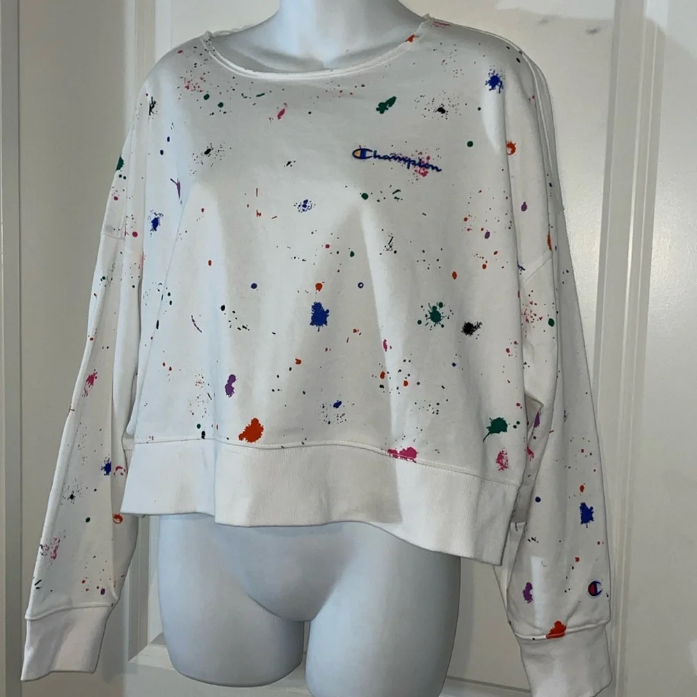 Women's Champion® Campus French Terry Crewneck Sweatshirt - Picture 1 of 4